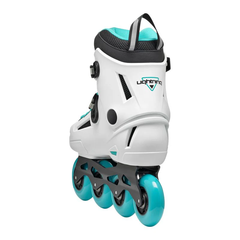 Rollerblade Skate Lightning W white/aqua blue - Image 3